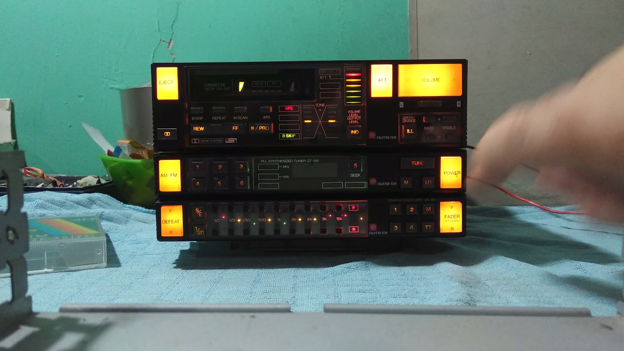 fujitsu ten car audio system Q