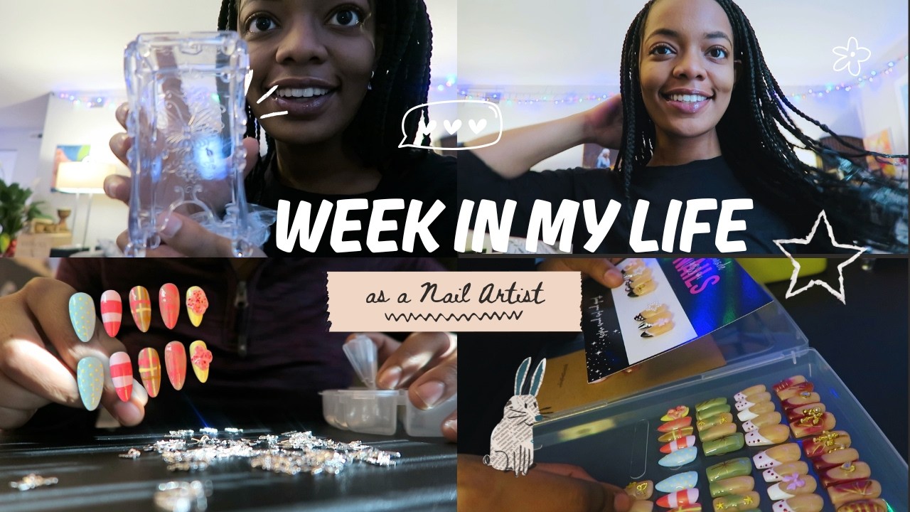 A Cozy, Realistic Week in My Life as a Nail Artist | Self-Care, Hauls & Organizing!