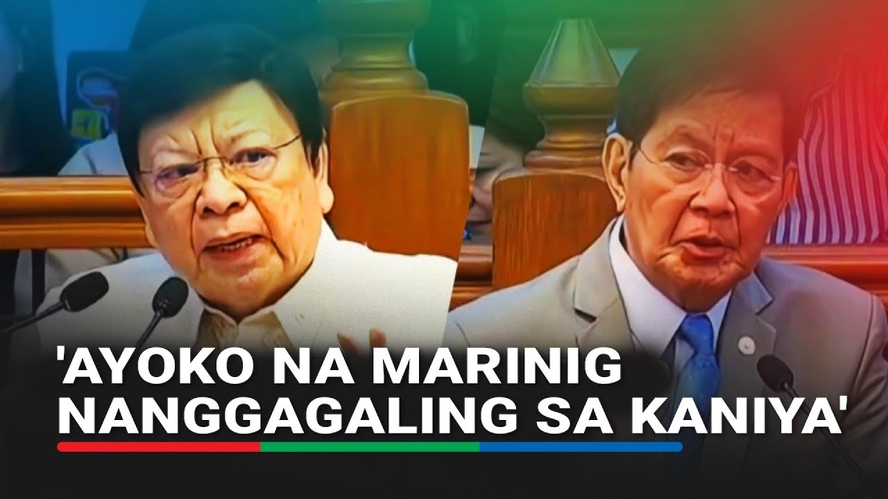 ICYMI: Lacson 'hindi interesado' sa mga sinasabi ni Marcoleta | ABS-CBN News