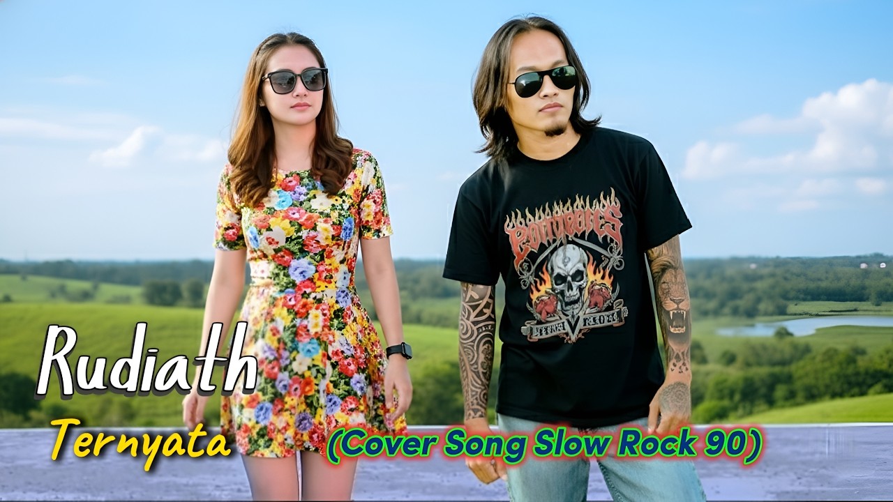 Rudiath - Ternyata (Music Video Lyrics) Cover Song Slow Rock 90