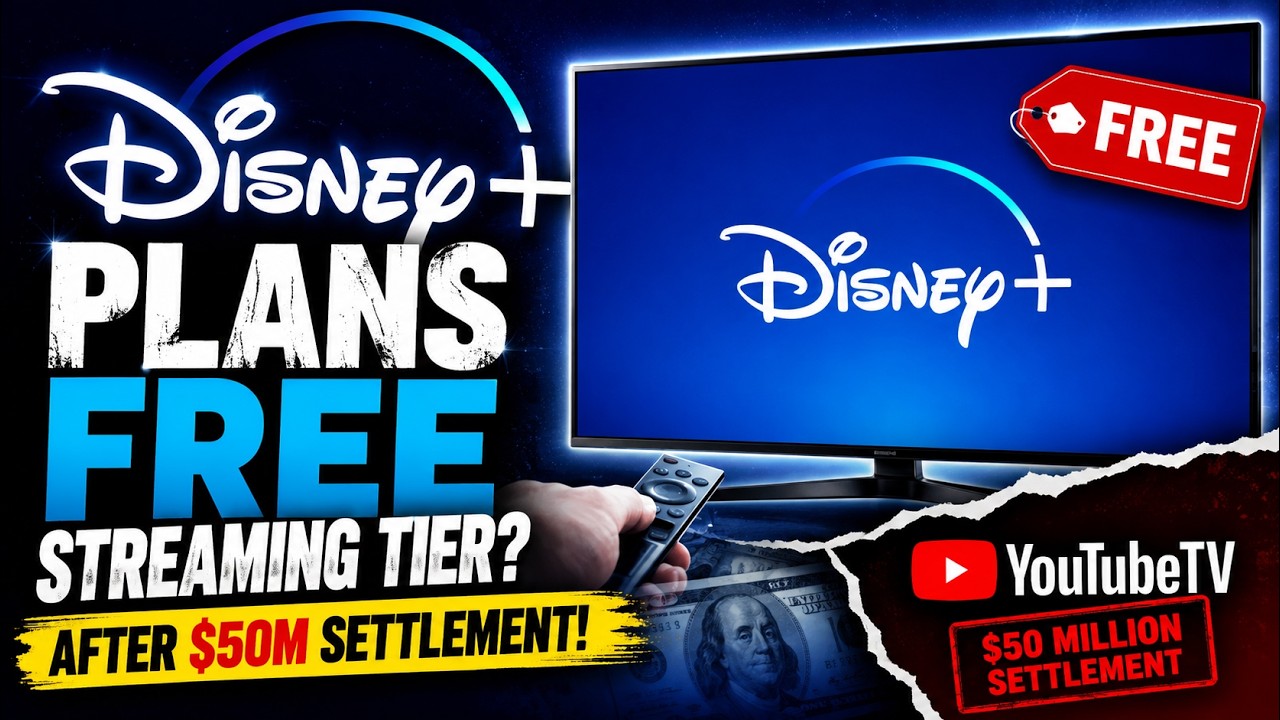 Disney+ Is Going FREE?! New Streaming Tier After $50M YouTube TV Settlement