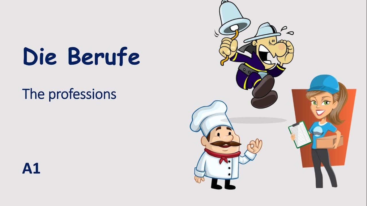 Professions in German - Berufe auf Deutsch (A1)