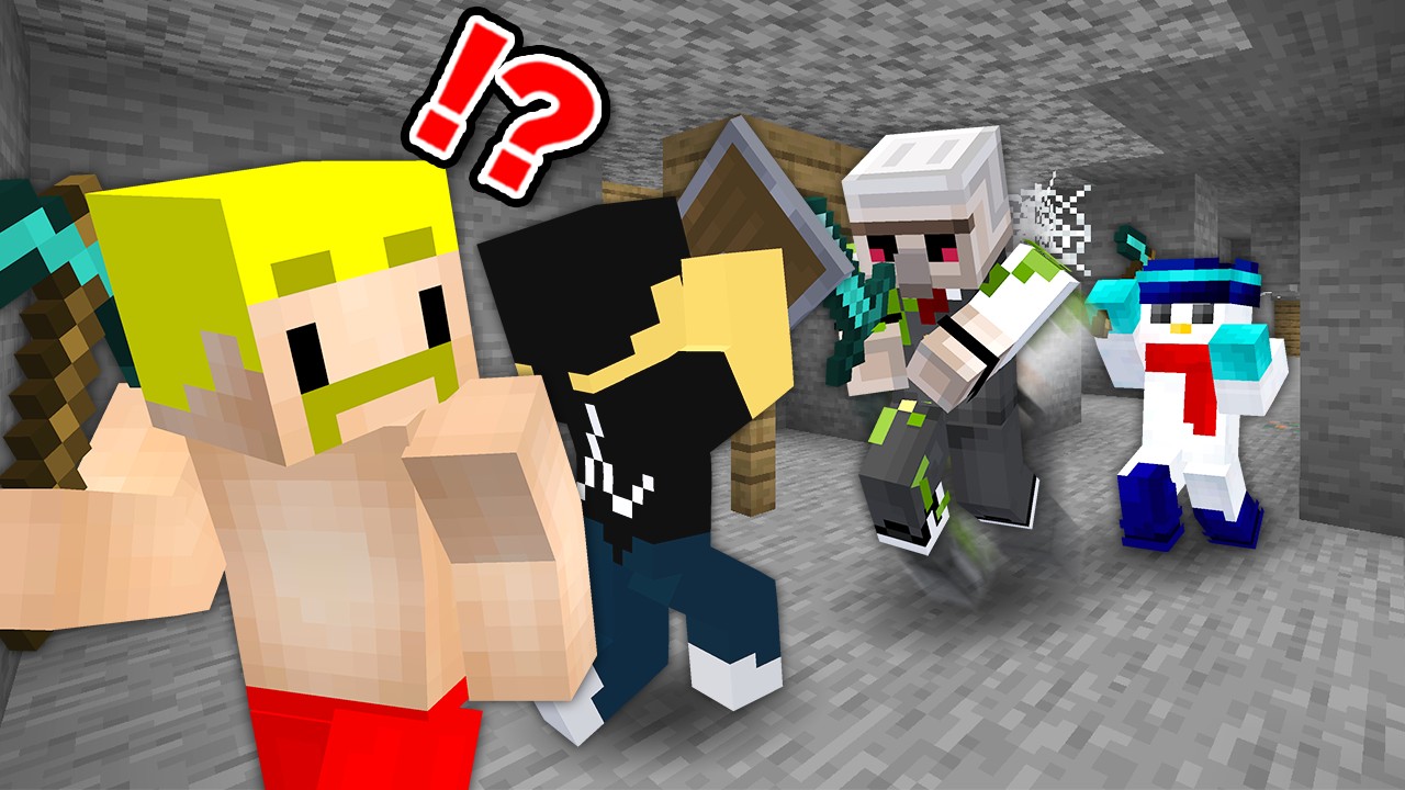 【マイクラ】掘って見つけて対決だ！穴掘りPvP！