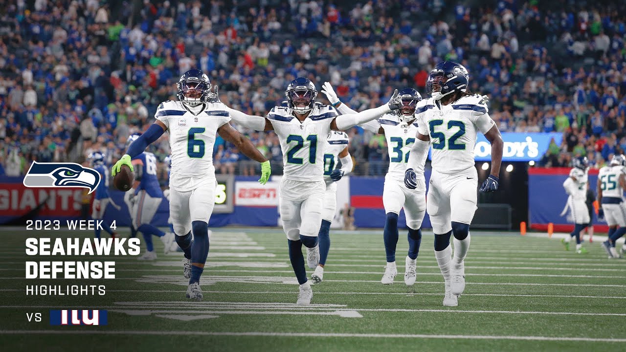 Watch the Seahawks' best defensive plays vs. the Giants | Week 4