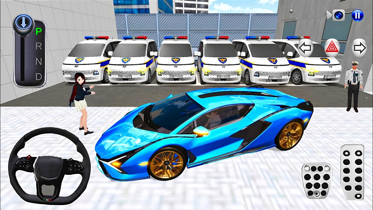 All Police Van Car Collection in Police Station | 3D Driving Class 2025🚘 Best Android iOS Gameplay🎮