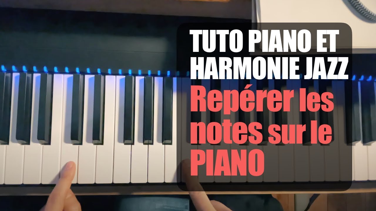 Apprendre à repérer les notes sur le piano