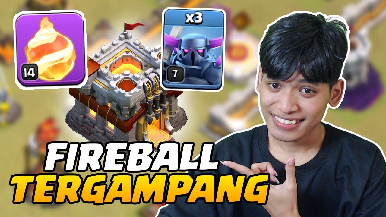 SEGAMPANG INI FIREBALL di TH11 - COC Indonesia