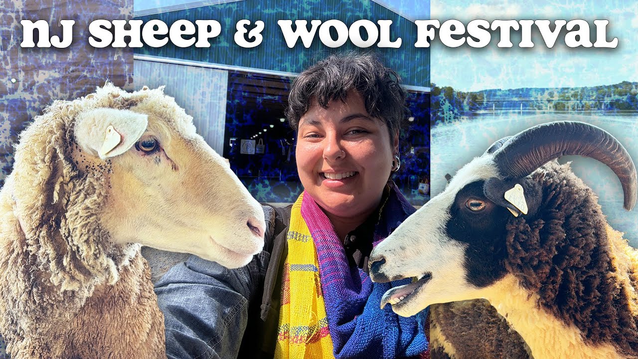 Fleece, Fiber & Fun at the New Jersey Sheep & Wool Festival 🐑 🧶  Vlog and Fiber + Goodies Haul!