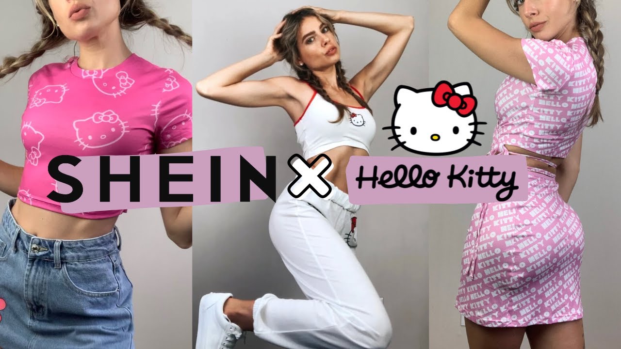 SHEIN X HELLO KITTY Collection Try On Haul & Review