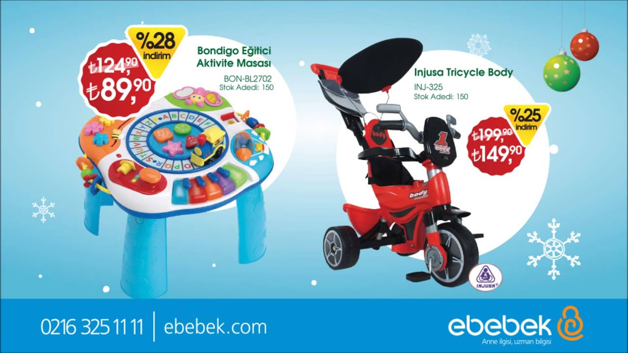 ebebek'ten Yılbaşı Fırsatları