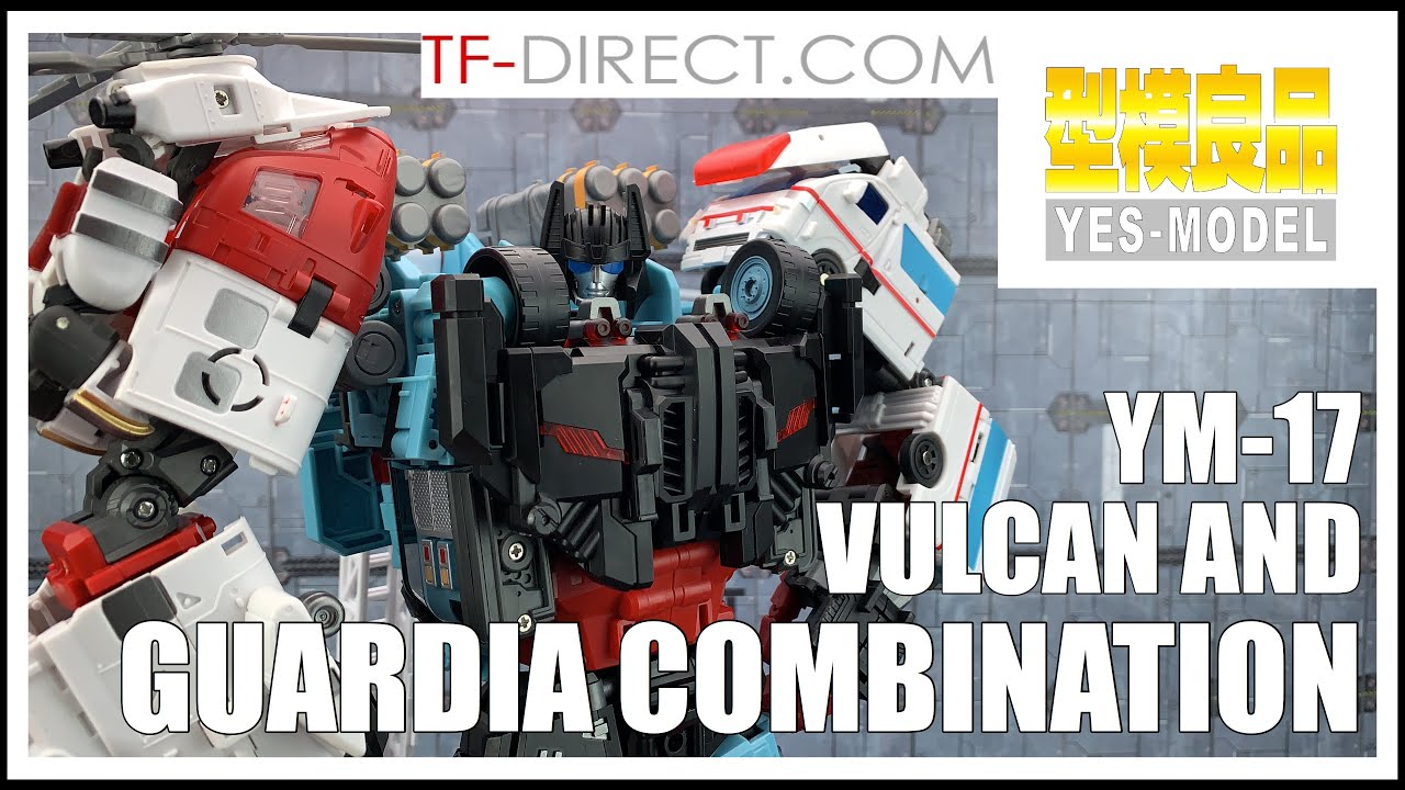 YES MODEL YM-17 VULCAN Oversize Maketoys Guardia Transformers Defensor Combiner