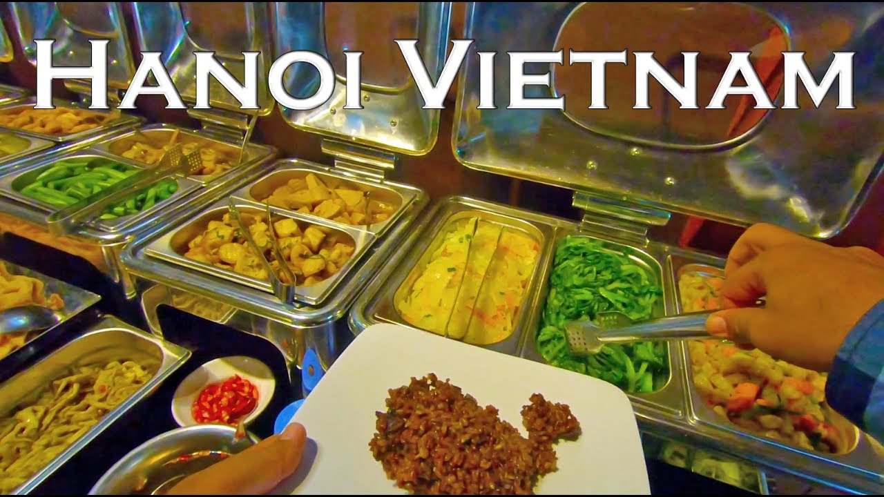 All You Can Eat $2 Vegan Buffet in Hanoi (Super Delicious Menu)