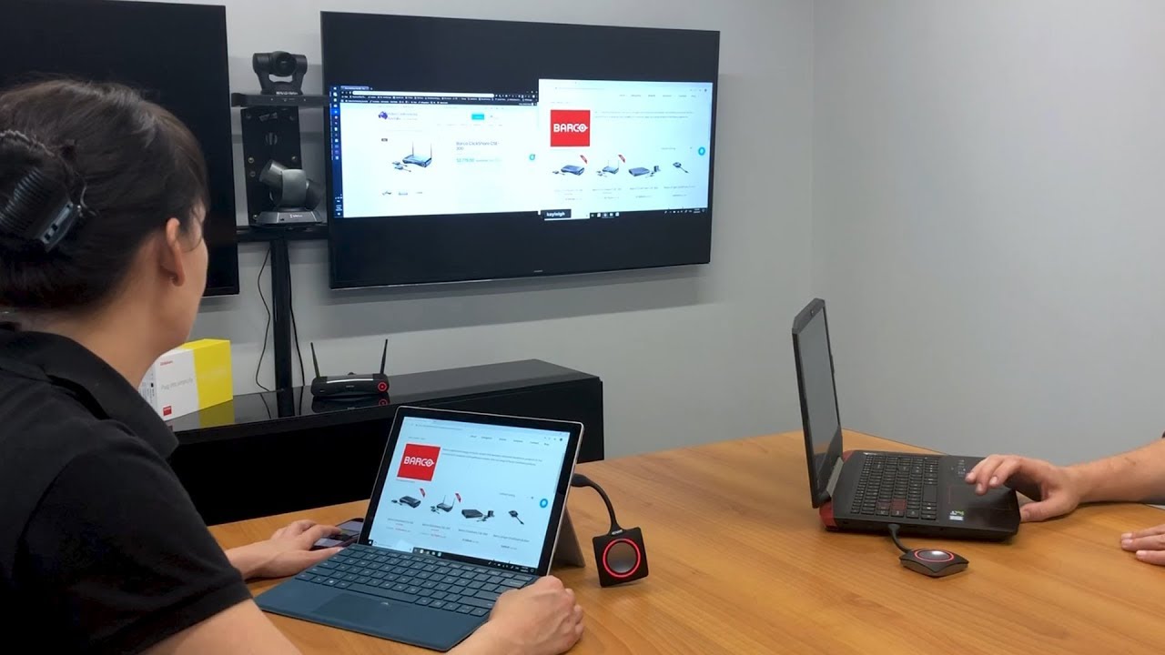 Setting up the Barco ClickShare CSE-200