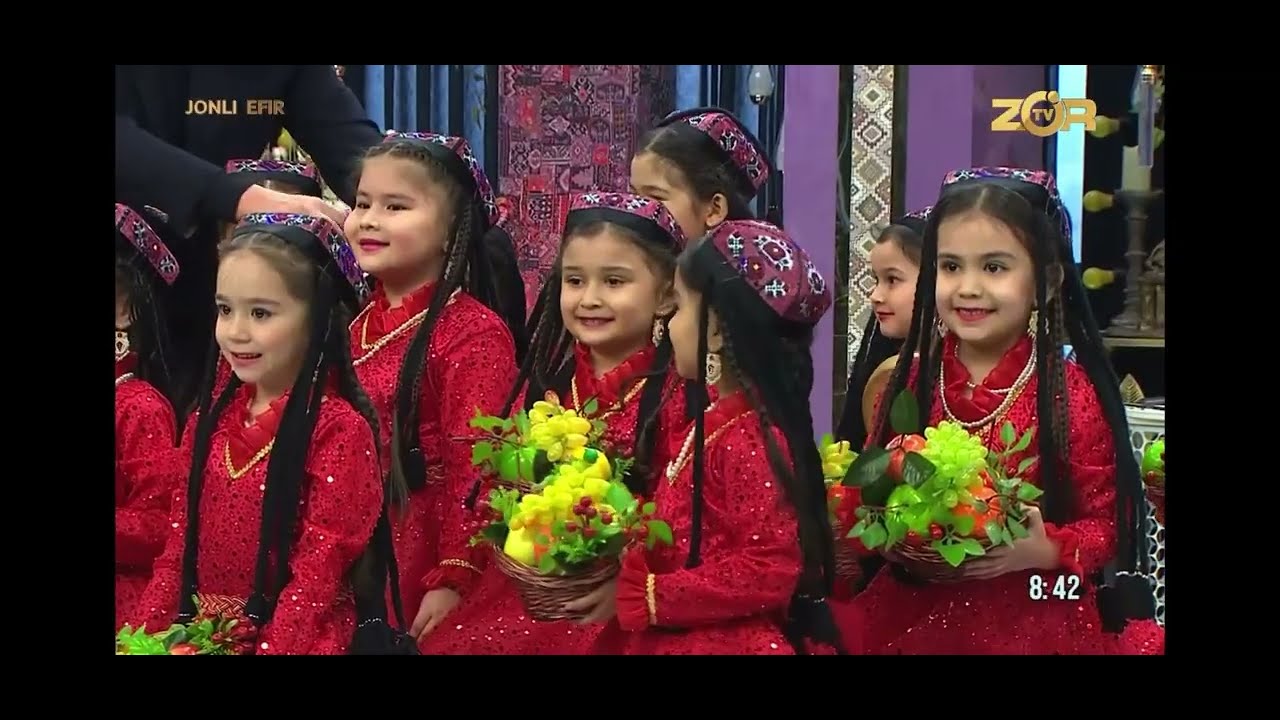 POPURI RAQS .Malika Qurbonova bolalar milliy raqs ijrosida