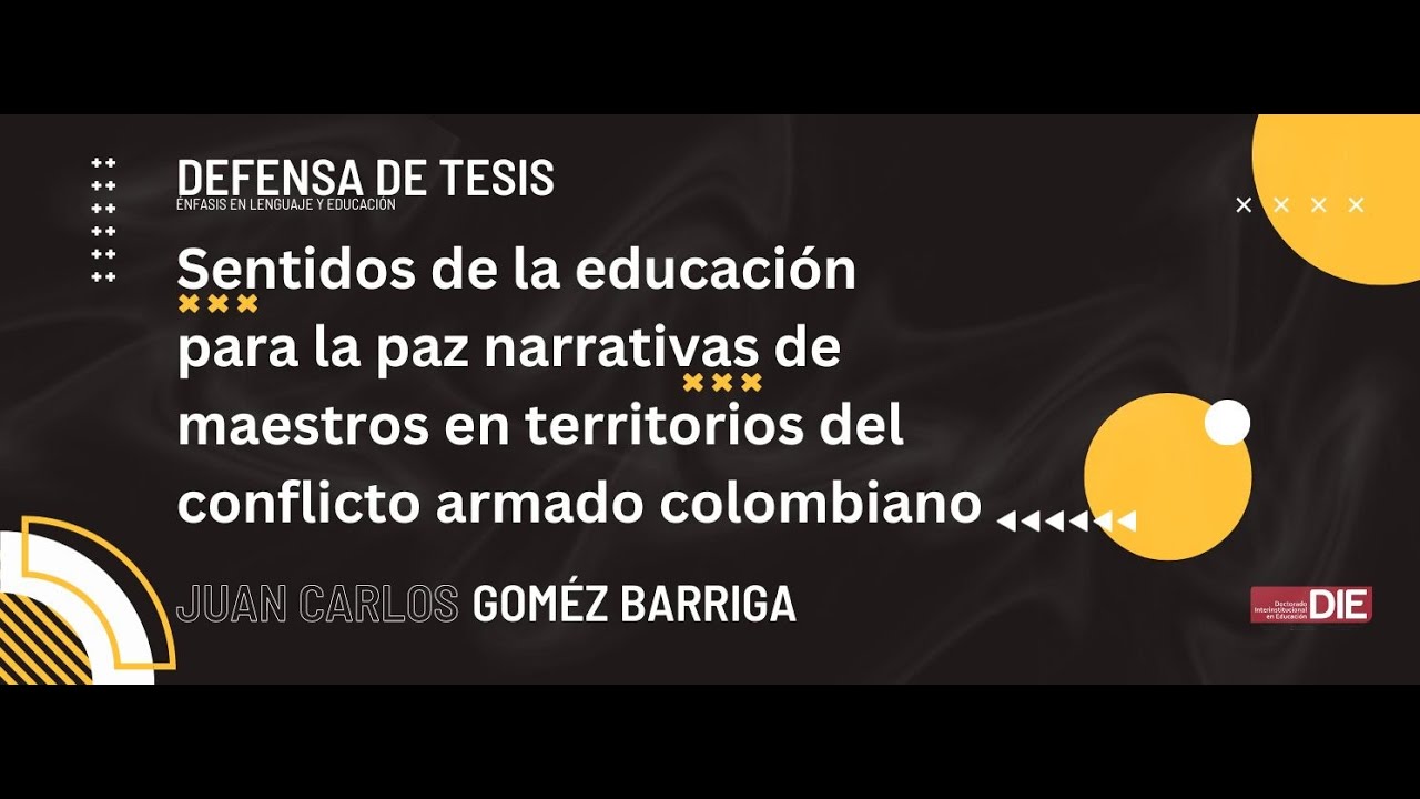 Defensa de Tesis Doctoral, Juan Carlos Gómez Barriga