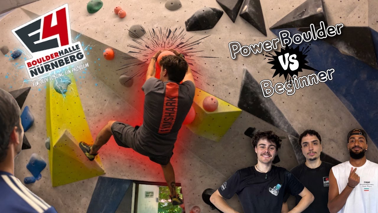 Anf&auml;nger vs PowerBoulder &ndash; Wer gewinnt das Boulder-Chaos? 😱 | Episode 64 im E4