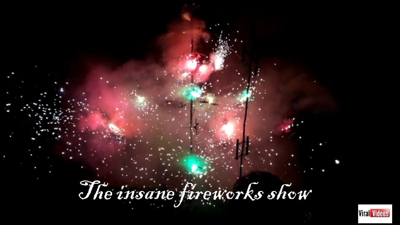The Insane Fireworks Show | Serampore, West Bengal, India | 2017 🔥🔥🔥