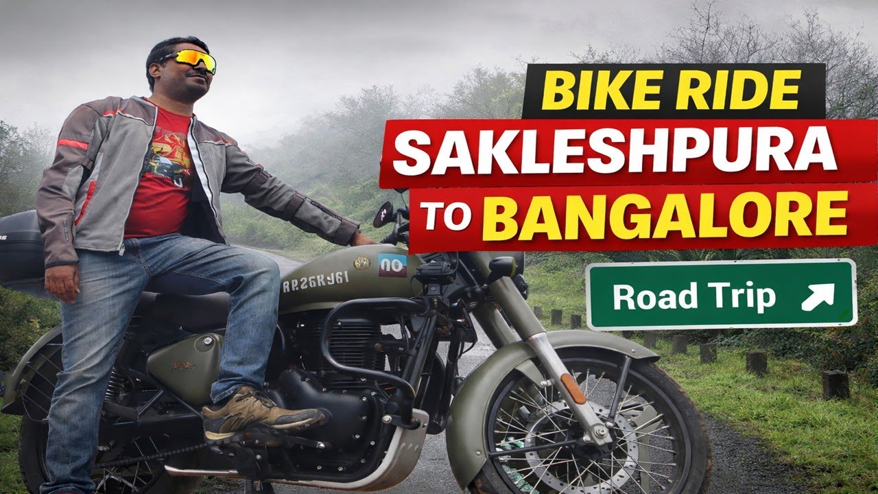 Sakleshpura to  Bangalore Bike Ride ||  Motovlog || NH 75 | Beautiful Roads
