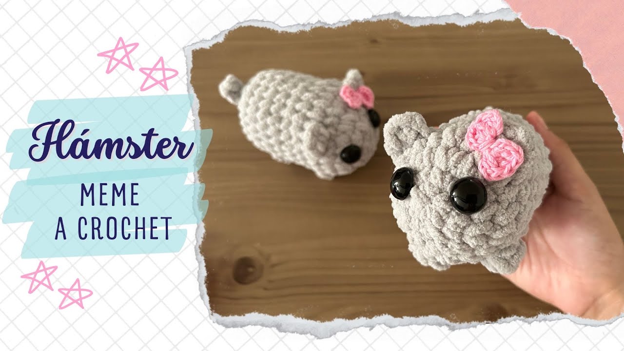 Hámster meme / amigurumi paso a paso/  ¿cómo hacer amigurumis fáciles ?