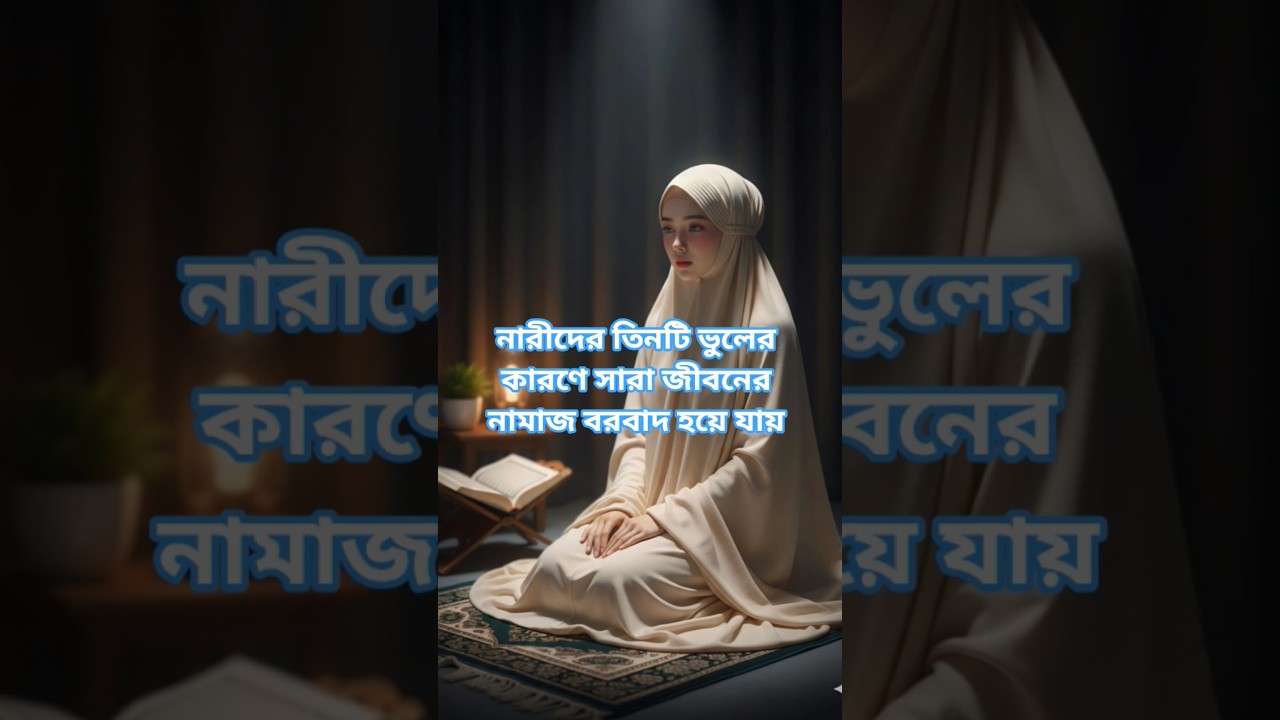 নারীদের তিনটি ভুলের কারণে সারা জীবনের নামাজ বরবাদ হয়ে যায় #removesbmm #digitalairst #mallyaextradi