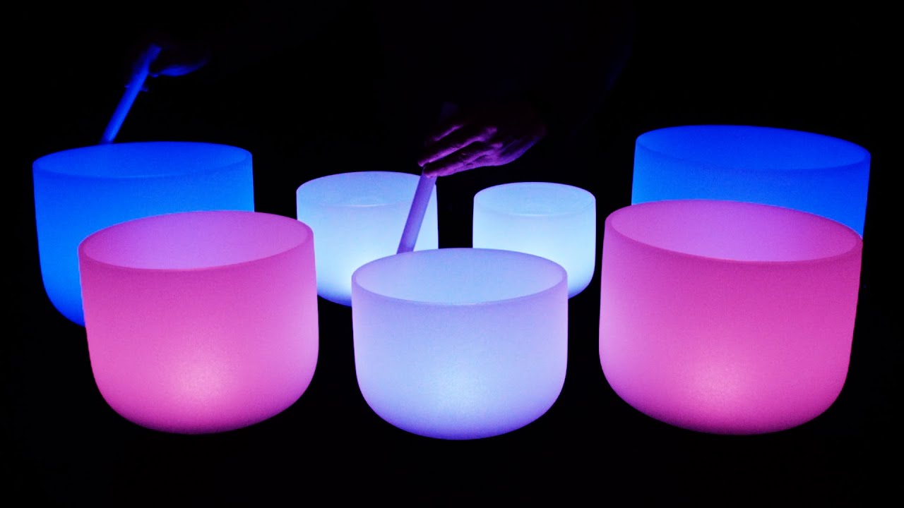 432Hz Crystal Singing Bowls Soundhealing -  Align and Elevate