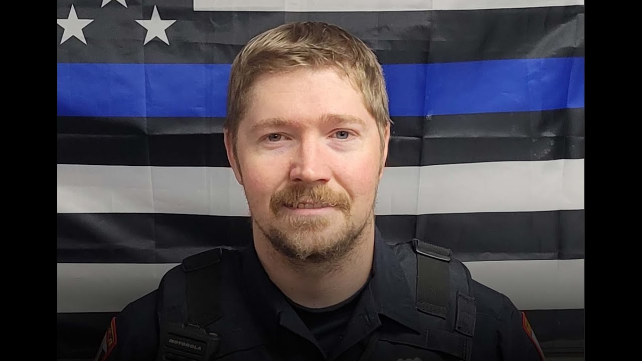 Watch full funeral for slain Algona, Iowa police officer Kevin Cram