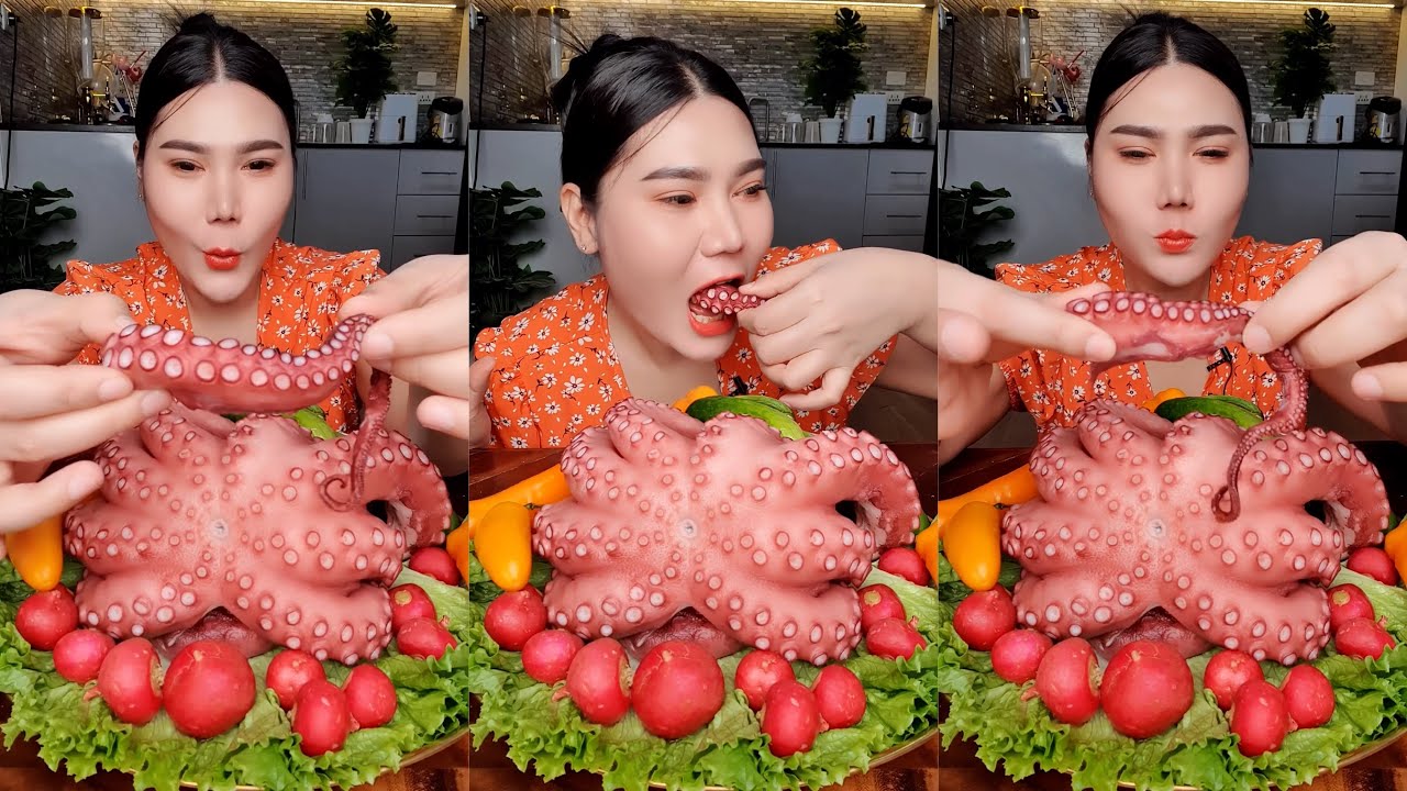 หมึกทาโกะเด้งๆ น้ำจิ้มแซ่บๆ | ไอซ์ซี่ กินยั่ว