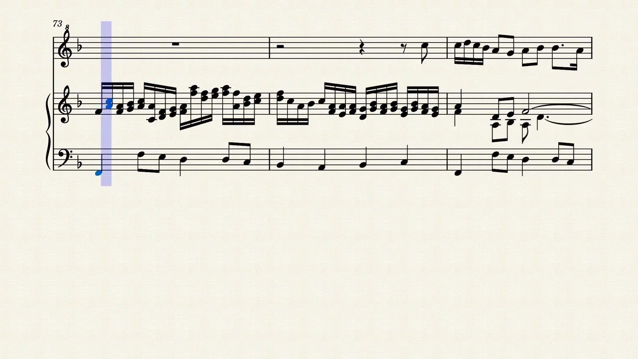 BuxWV 92 Buxtehude D, CHIACCONA, from 'Quemadmodum desiderat cervus', Recorder S+Hch