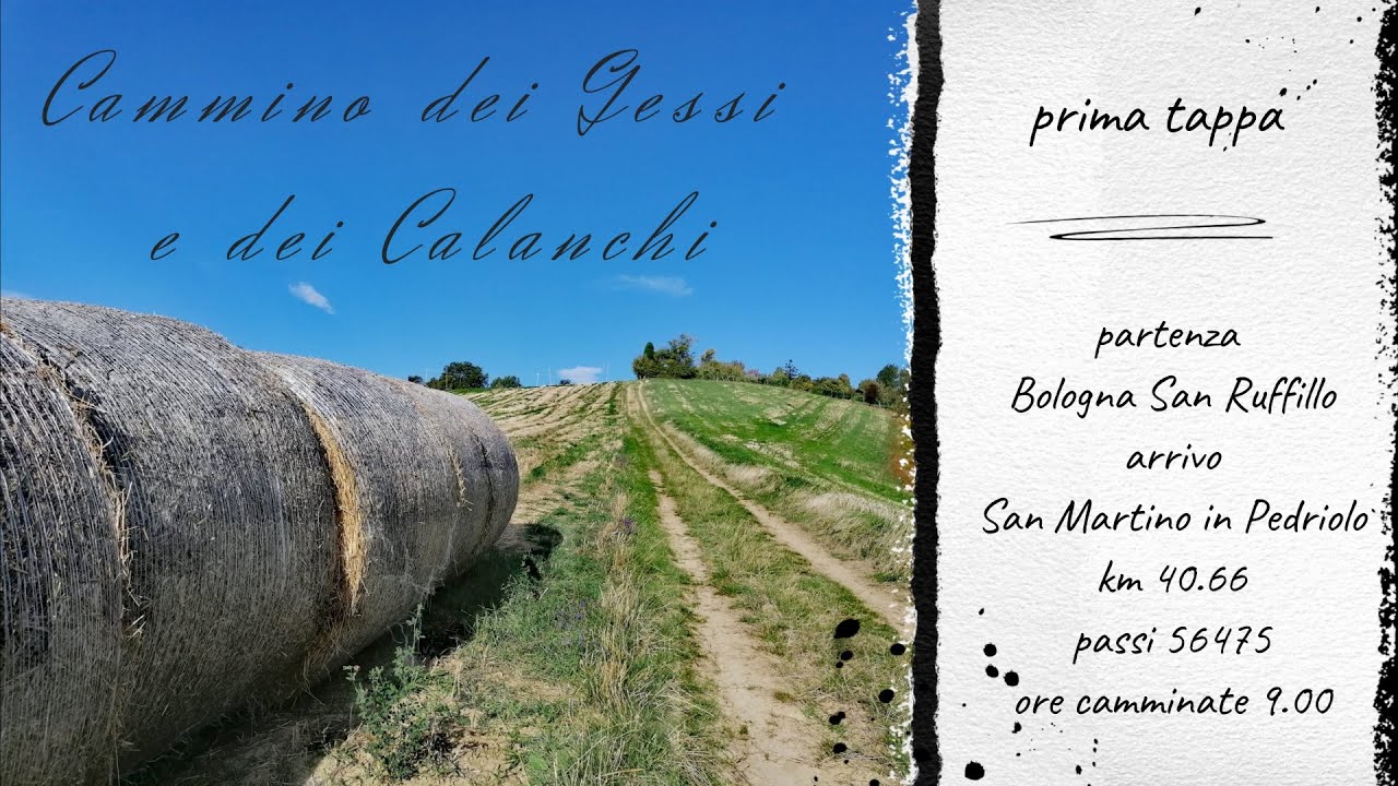 La via dei Gessi e dei Calanchi da Bologna a San Martino in Pedriolo - 1 tappa