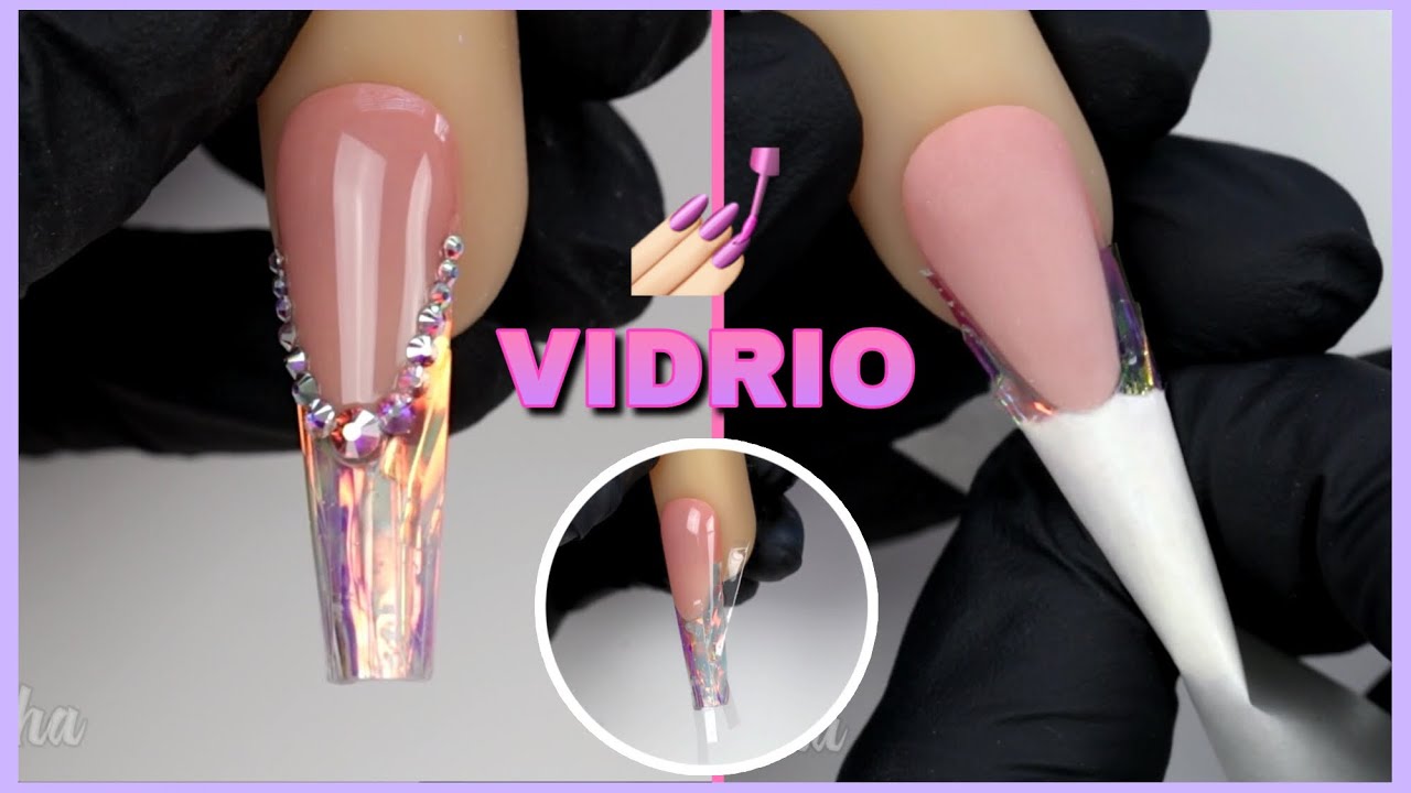 Uñas Efecto VIDRIO ROTO 💅🏻