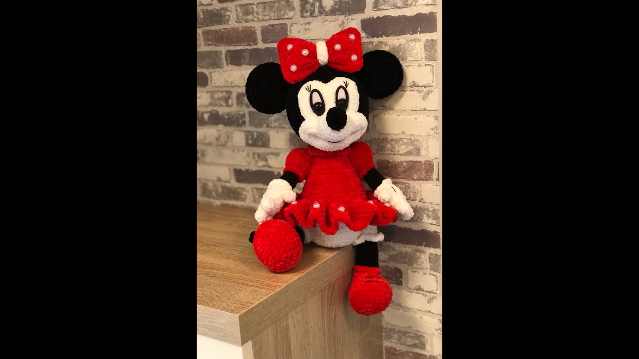 Мини  Маус  1 часть ( Моя авторская работа),knitted mini mouse, mini ratón tejido, örme mini fare