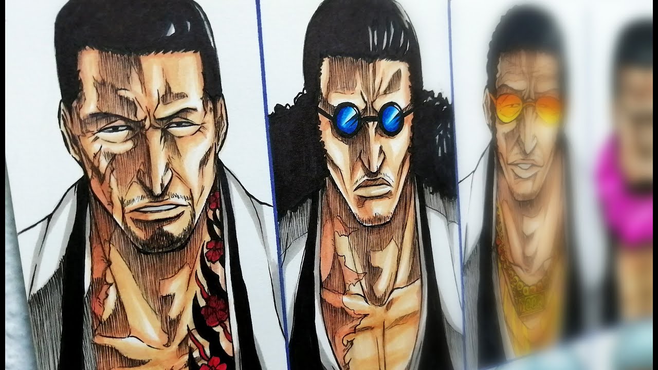 Drawing Admiral as Shinigami's | One Piece in Bleach Style | Crossover