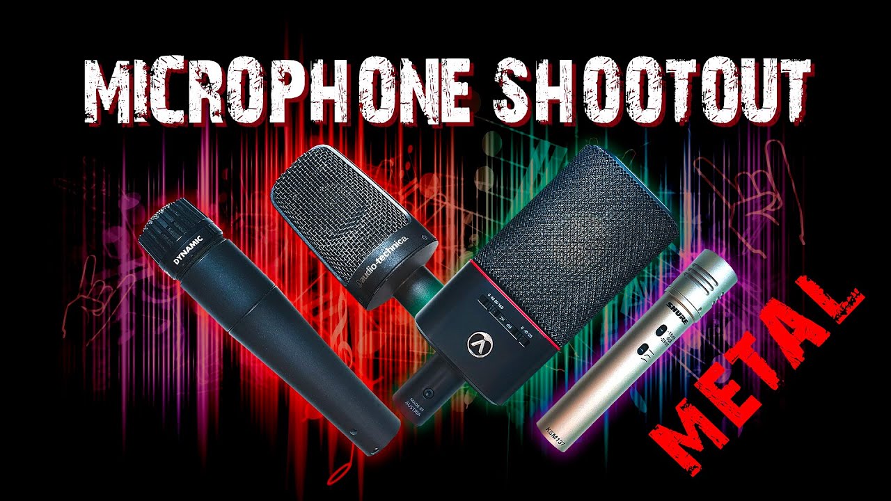 Microphone for Metal Guitar Cabinet: SM57 vs AE3000 vs OC18 vs KSM137