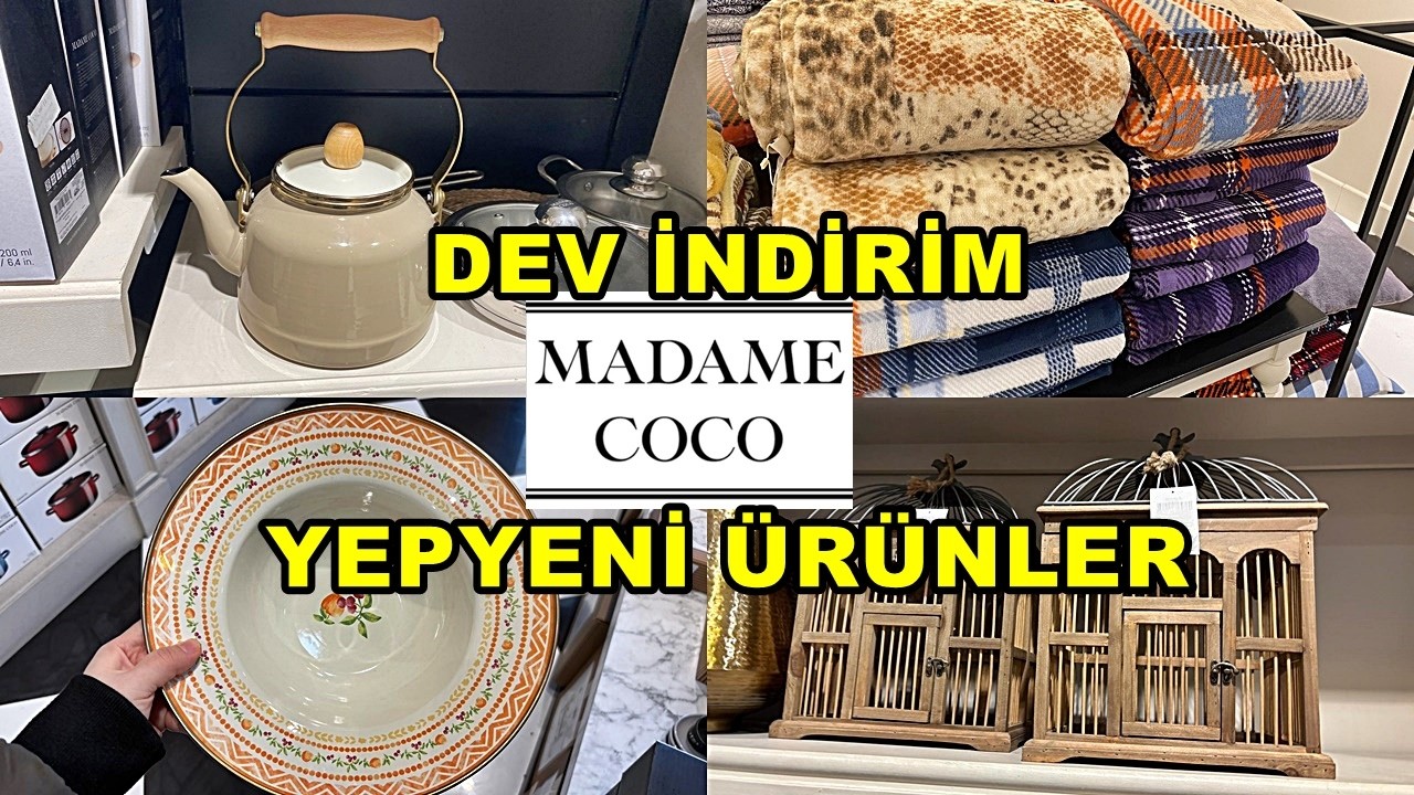 MADAME COCO'YA KOŞUN💃/BAYRAM İNDİRİMİ/BATTANİYELER 300TL/TÜM ÜRÜNLERDE %80 İNDİRİM/ÇEYİZ ALIŞVERİŞİ