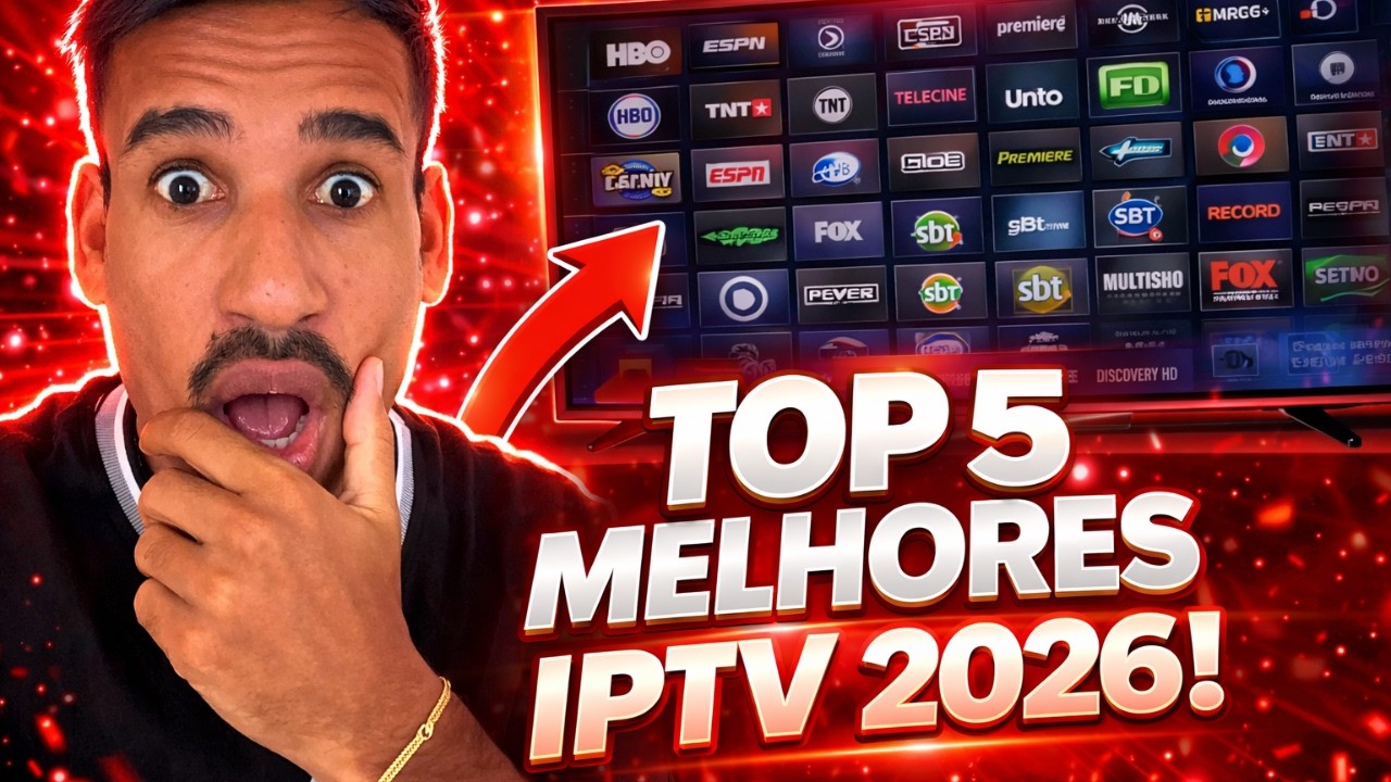 TOP 5 MELHORES IPTV 2026! Testei esse IPTV por 40 dias&hellip; vale a pena?