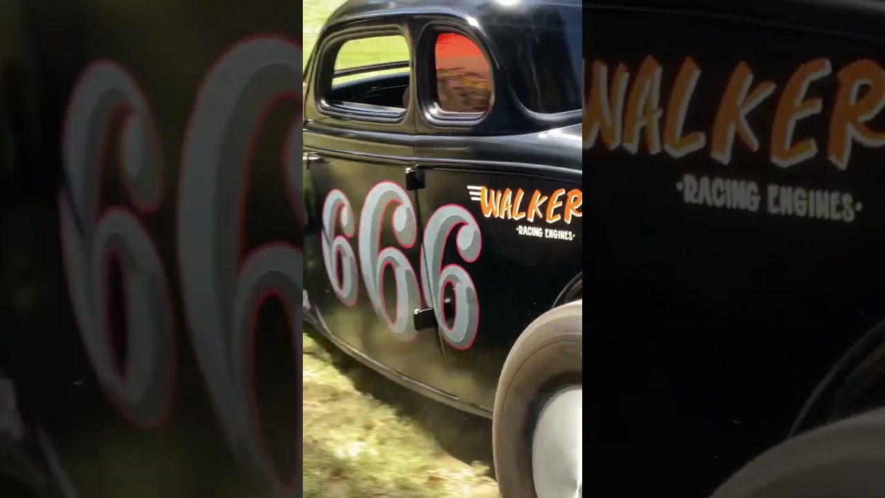 Wicked Ford model a high boy hot rod 666 Beast outriders picnic 2022 #carshow @PCTVComfortvision￼