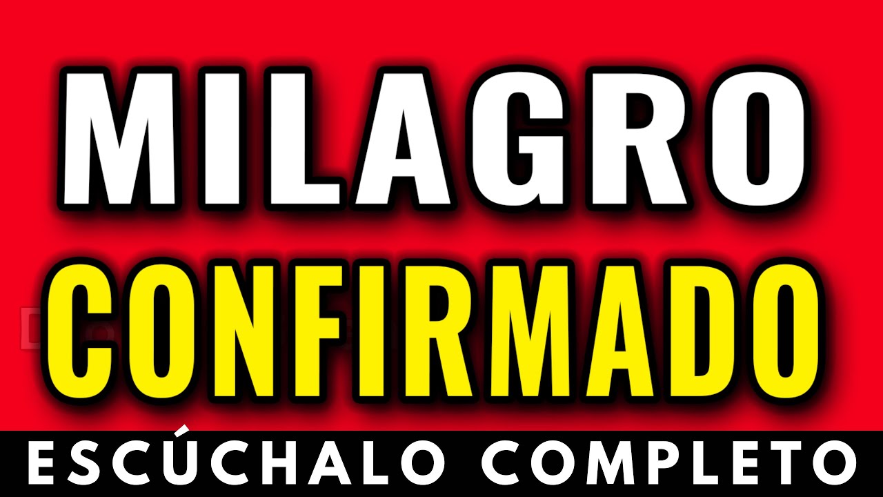 MILAGRO CONFIRMADO, TU BENDICIÓN HA LLEGADO | Dios Es Bueno