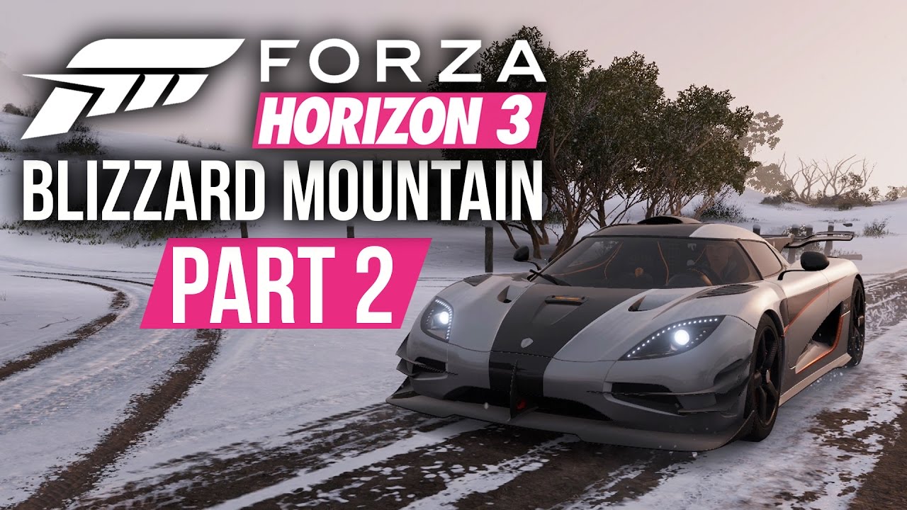 Forza Horizon 3 Blizzard Mountain Gameplay Walkthrough Part 2 - GOING VERY FAST ON THE SNOW
