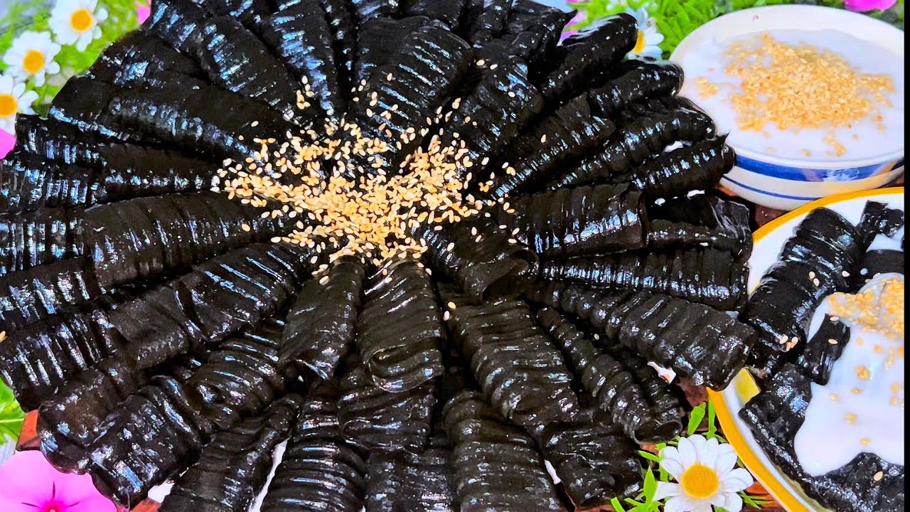 BÁNH LÁ RAU MƠ NƯỚC CỐT DỪA Cách Làm Mới Bánh Dai Mềm Dẻo Ngon Để Qua đêm Không Bị Khô Cứng.