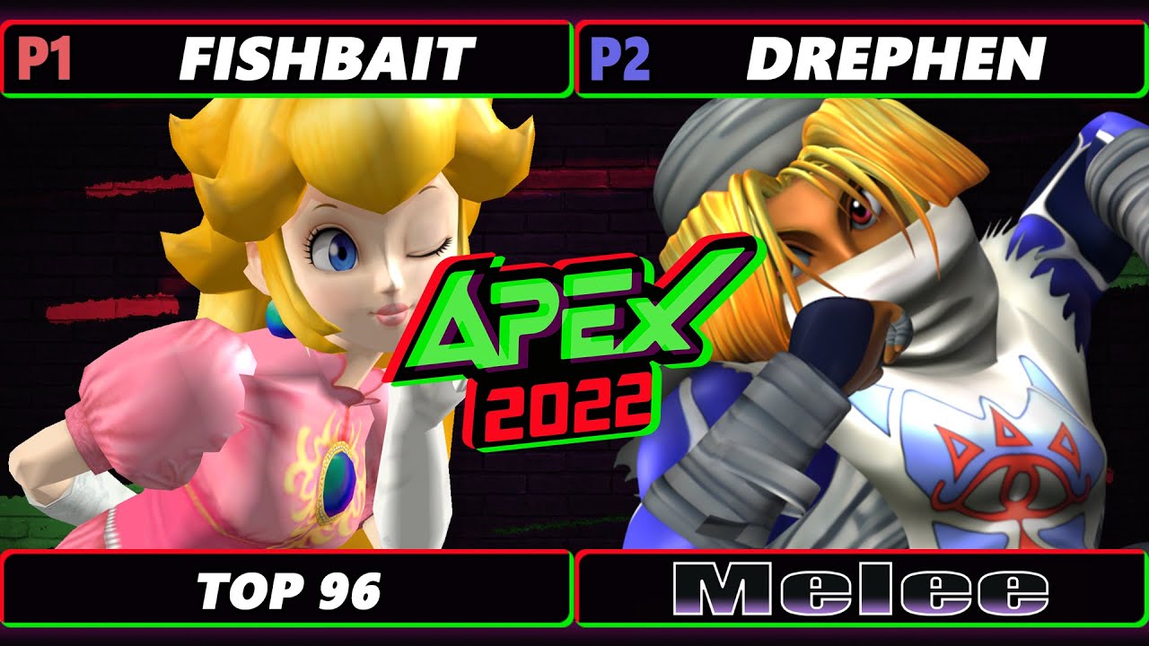 Apex 2022 - Fishbait (Peach) Vs. Drephen (Sheik) SSBU Ultimate Tournament