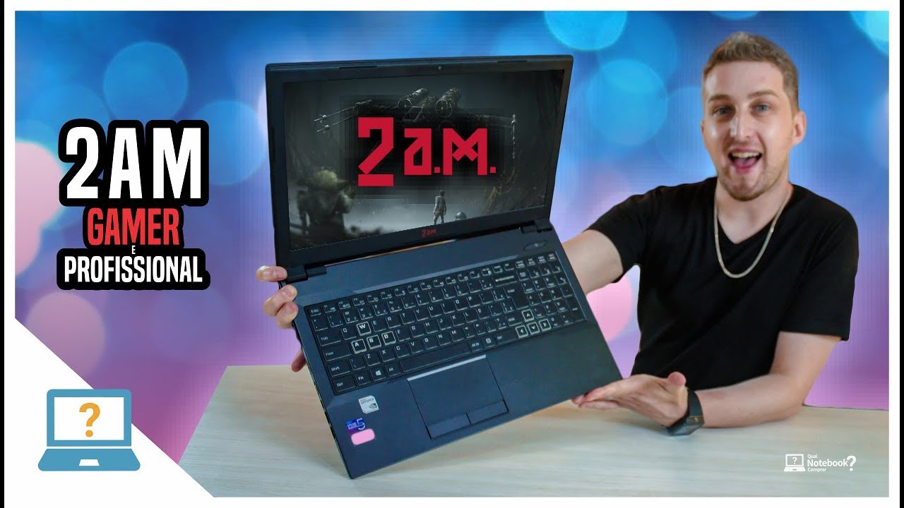 UNBOXING Notebook Gamer 2AM E550 com processador de Desktop Tela IPS NVIDIA GeForce GTX 1050 barato