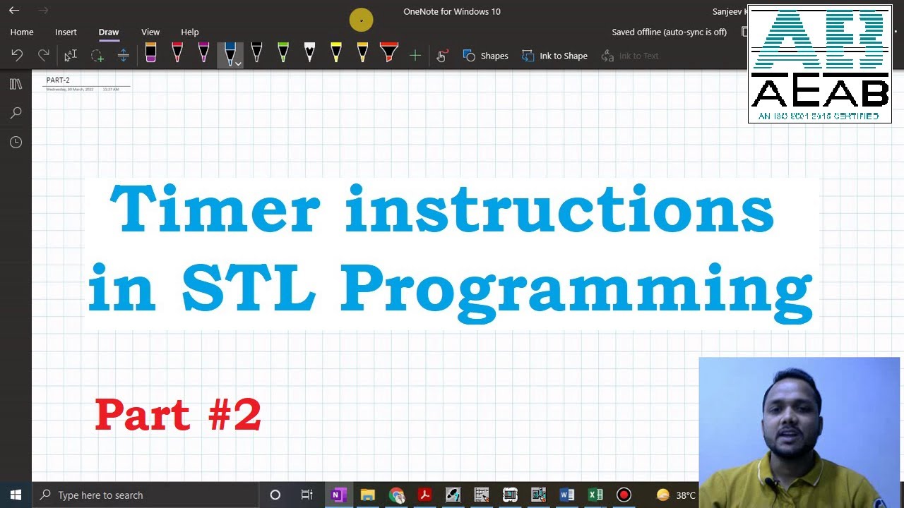 Part #2 | Timers instructions in STL with comparison to LADDER | AEAB NOIDA