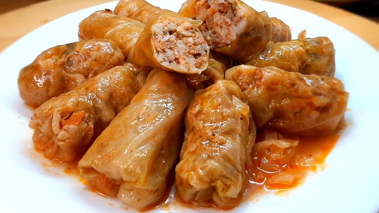 SARMALE RECETA(ROLLITOS DE CARNE CON HOJAS DE REPOLLO O COL)@La cocina de María y Curro