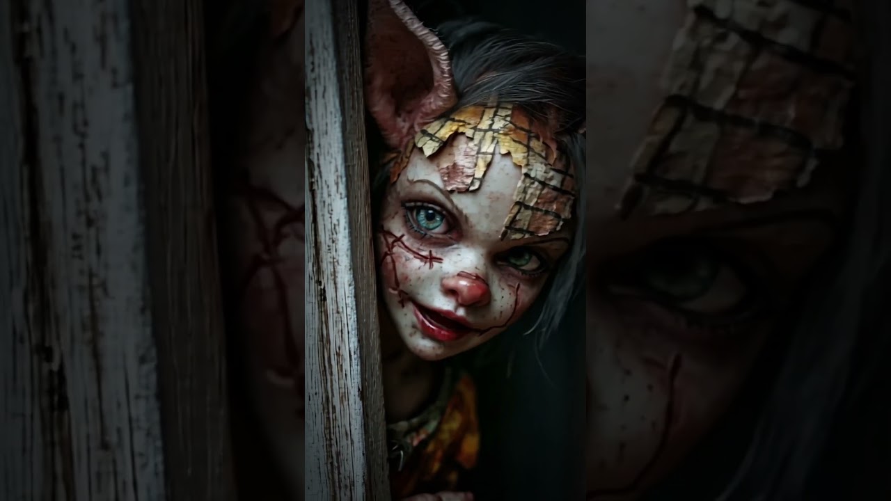 Pig in the Shadows #creepy #creepytok #horrortok #horrorobsessed #spooky #horror