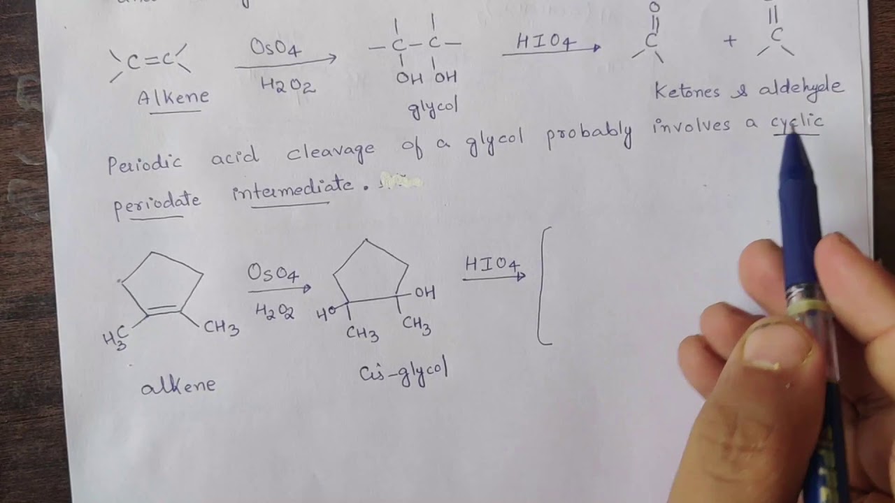 Oxidative Cleavage of Diols || Pinacol- Pinacolone Rearrangement