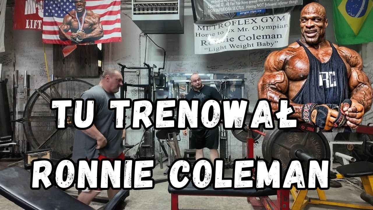 Odwiedziliśmy siłownie METROFLEX gdzie trenował Ronnie Coleman