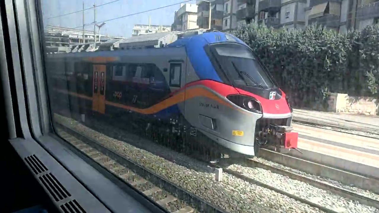 A bordo dell'Intercity 608 da Lecce a Bologna c.le (tratto Molfetta-Foggia)