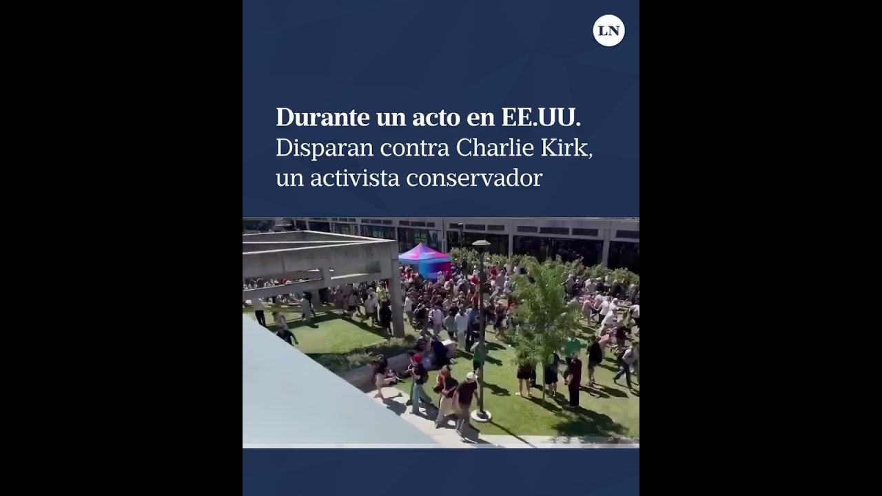 As&iacute; fue el disparo al activista Charlie Kirk