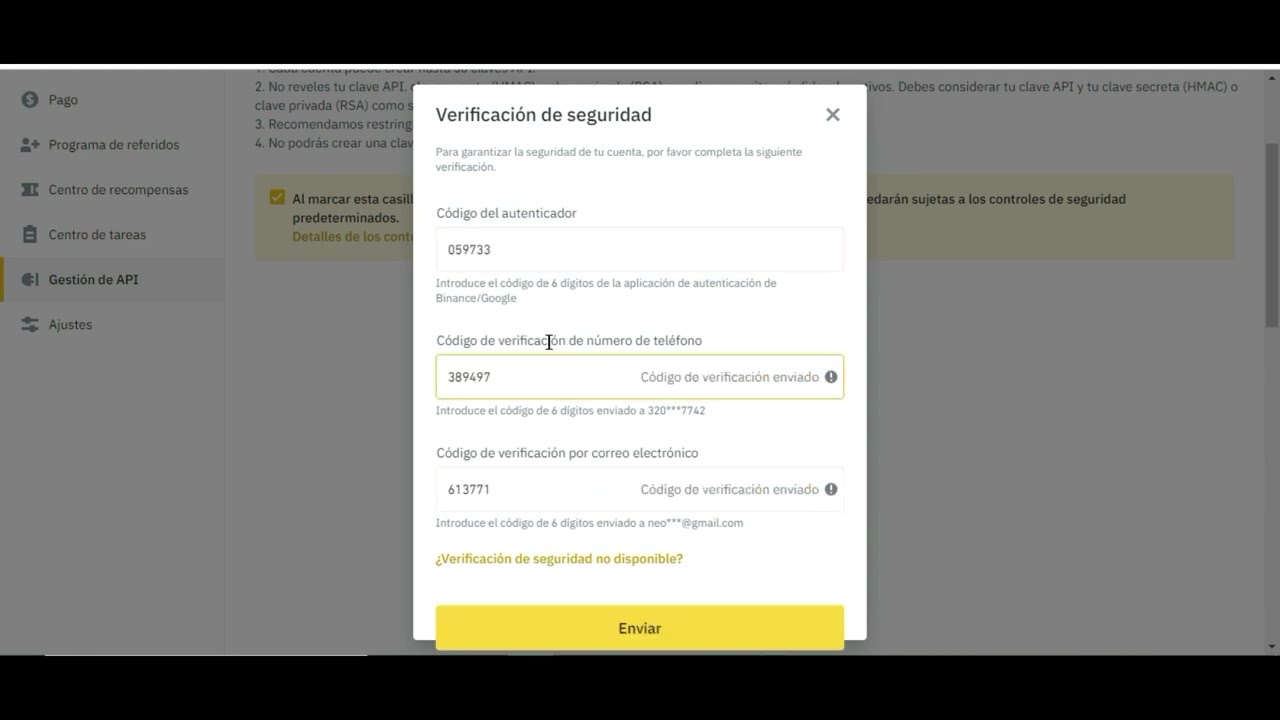 DESBLOQUEAR CONTROL DE SEGURIDAD ✅ DE API EN BINANCE PARA 👌 COPY TRADING EN FUTUROS 📊