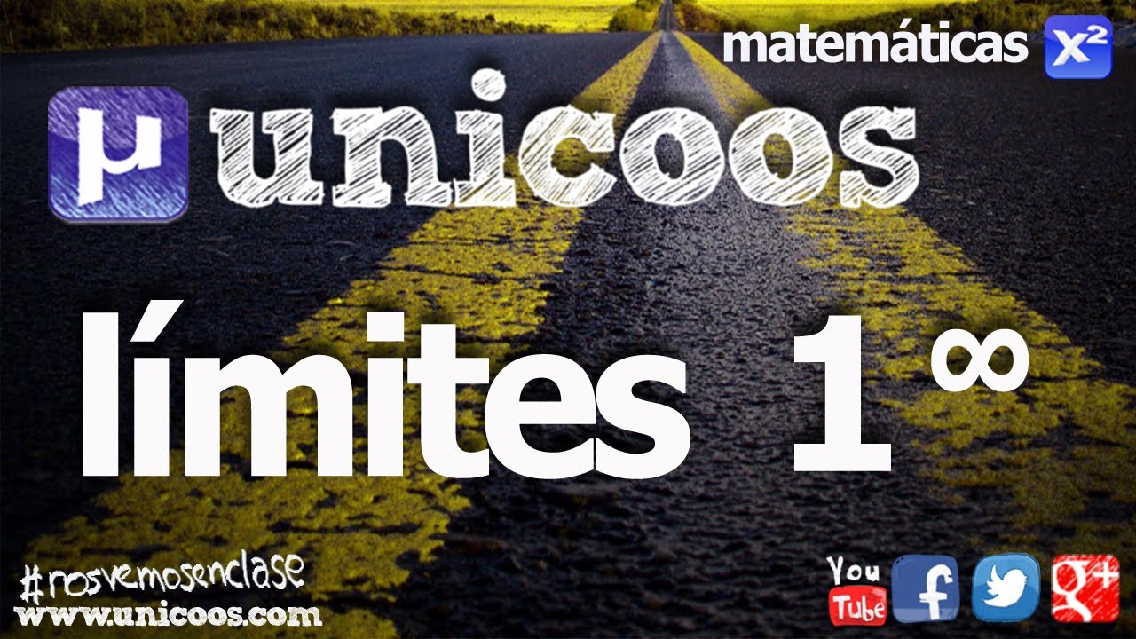 Limite con el numero e BACHILLERATO (1 elevado a infinito sin formula) matematicas